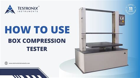 Box Compression Tester agencies|Testronix Instruments .